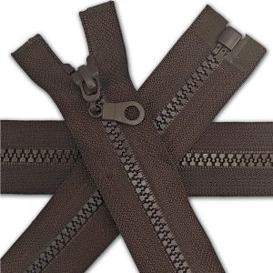Brown Resin Zip