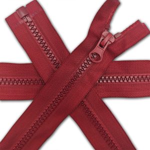 Burgundy Chunky Zip #5